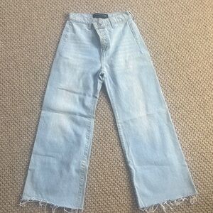 Veronica Beard Grant Wide Leg Jeans